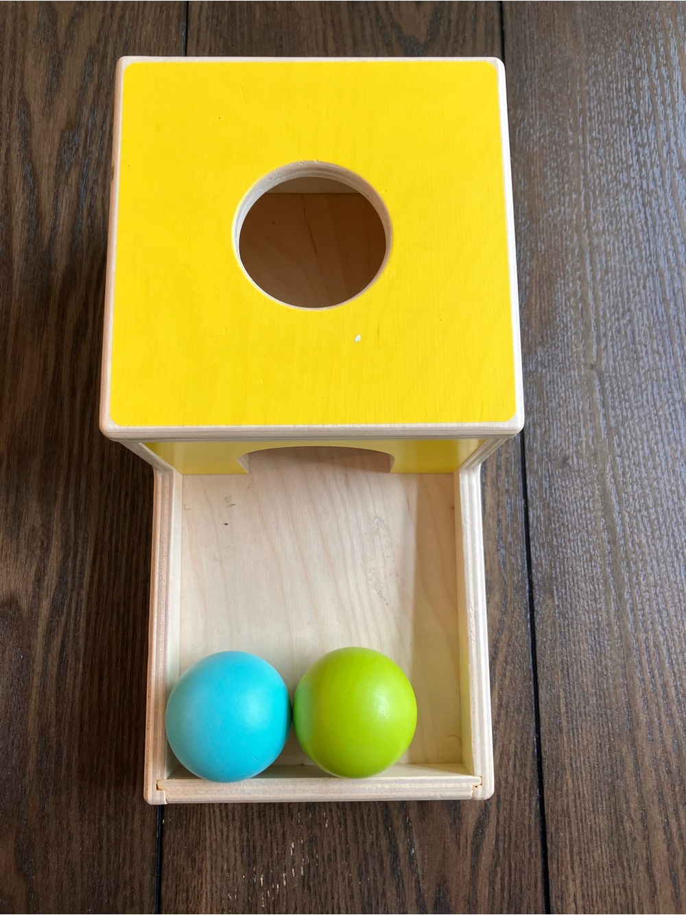 Lovevery -Wooden Ball Drop Toy — inspector play kit